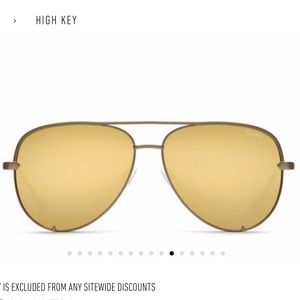 Quay Australia High Key Desi GOLD